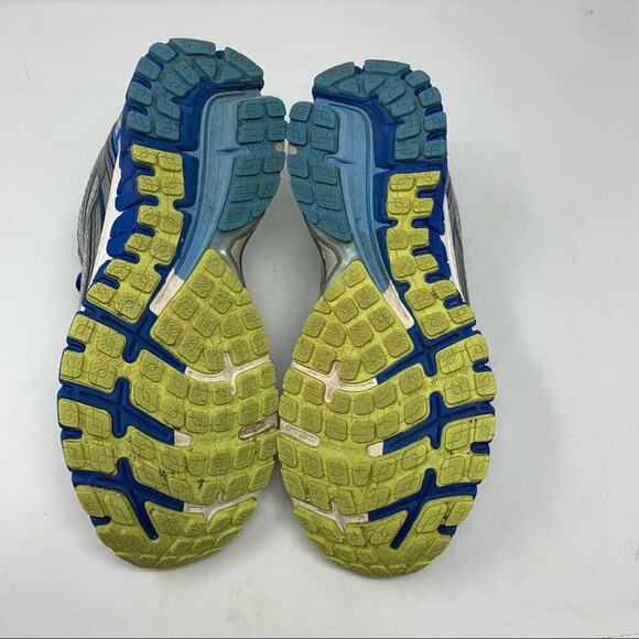 Brooks Adrenaline GTS 15 Running Shoes Blue Silver 1201741B179 Womens Size 11 M - Picture 7 of 8